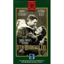 It&#39;s a Wonderful Life Frank Capra VHS 50th Anniversary Edition w bonus footage - £12.57 GBP