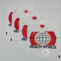 Lot Of (4) Vintage Realty World 10&quot;x12&quot; Bags - £14.01 GBP