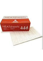 NEATsheets 100Pcs 13” x 22” Self-adhering / Disposal Protective Sheets - $24.74