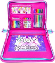 Scenticorns Sweet Scented Washable Markers Lap Travel Activity Art Sketch Pad - £14.38 GBP