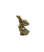 Vintage Brass Metal Pelican Bird 2.5&quot; Statue Paperweight Nautical Beach ... - $221.24 MXN