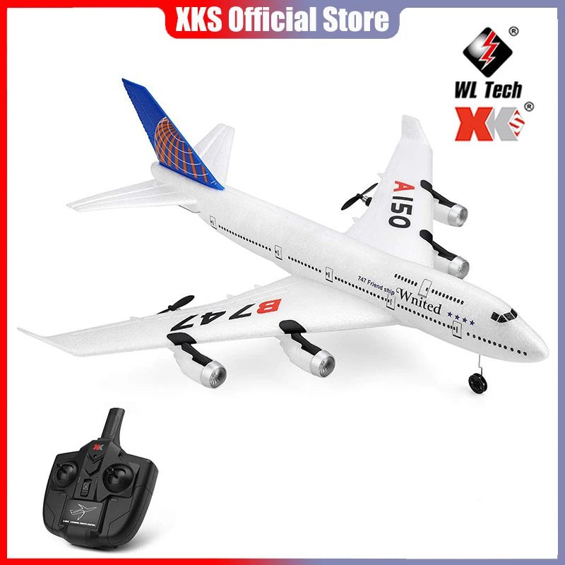Wltoys XK A150 RC Airplane Airbus B747 Model Plane RC Fixed-Wing 3CH EPP... - £89.61 GBP+