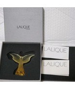 Lalique Crystal YELLOW Butterfly / Papillon #1217700 with original box &amp;... - $116.53