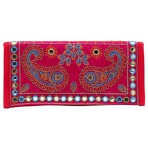 Damen Mädchen Handtasche Clutch Mit Indian Traditionell Rajasthan Blätter Grafik - £20.89 GBP