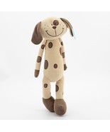 Dog Plushie 13” Brown Spot Dog Stuffed Animal Plush Toy Cute Stuffed Dog - $15.88