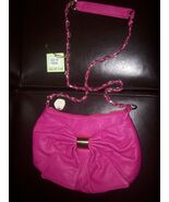 DEUX LUX bow crossbody/bag purse  FUSCHIA-NWT - $885.41 MXN