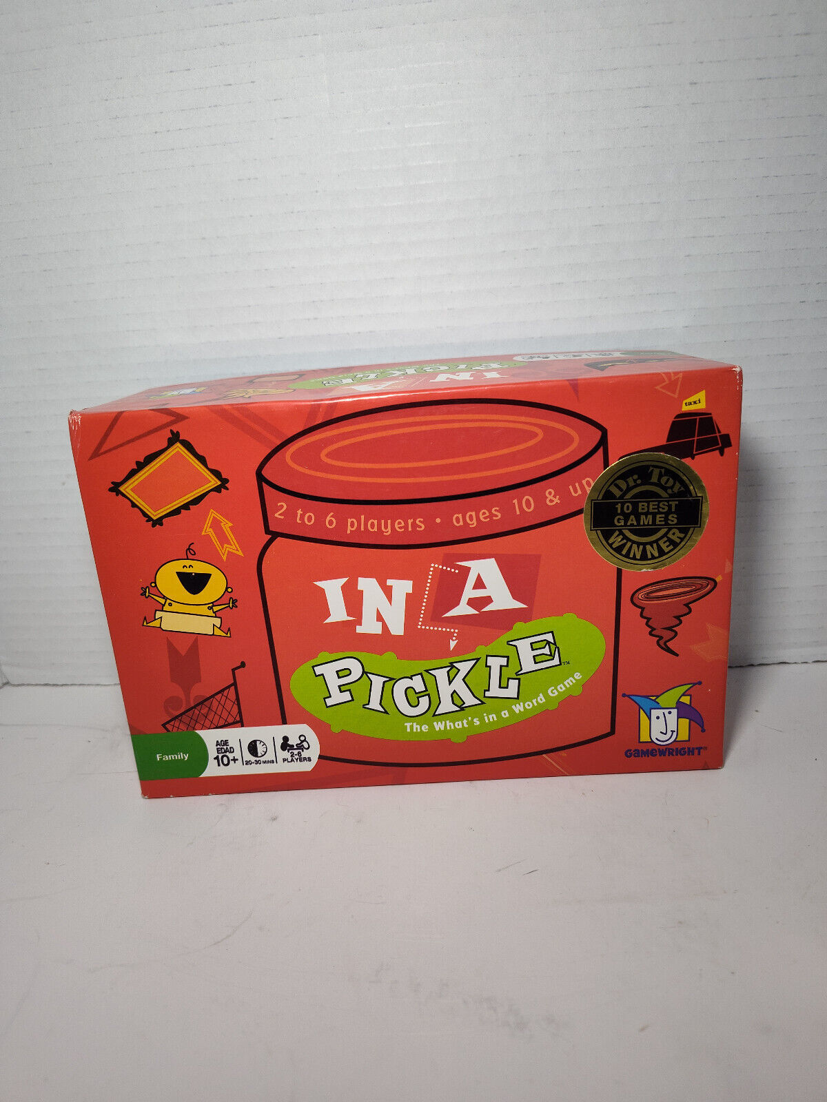 Gamewright In A Pickle Word Card Game Educational Grammar Complete Used - $6.92