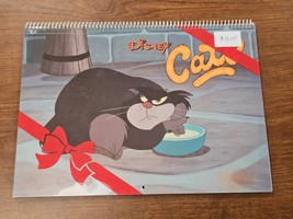 Disney Cats 1985 Calendar Alice in Wonderland Pinocchio The Rescuers Cin... - €7,58 EUR