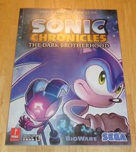 Sonic Chronicles: The Dark Brotherhood Prima Official Video Game Strateg... - $12.95