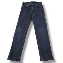 American Eagle Airflex+ Slim Straight Jeans Size 29 W29x28.5 Stretch Bla... - $34.64