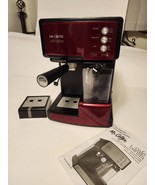 Mr. Coffee BVMC-ECMP1106 Cafe Barista Espresso &amp; Cappuccino Maker RED VGUC - $89.04 CAD