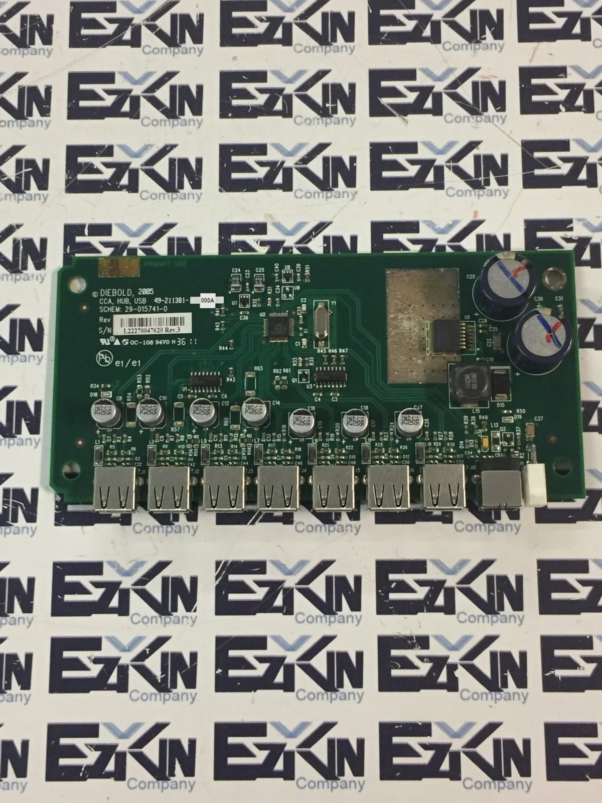 DIEBOLD 49-211382-000A REV.2 BOARD 7UBS PORT HUB  - $55.00