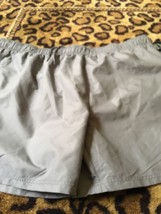 1 Pc Faded Glory Men&#39;s Gray Swim Shorts Trunks  w Mesh Liner Size 3XL - $34.75