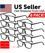 Reading Glasses Mens Womens Unisex Readers Eyeglasses 8 Pack Glasses New... - $256.80 MXN