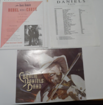 Charlie Daniels Band 4 pc Volunteers Program With Taz Autograph Skoal Co... - £15.40 GBP