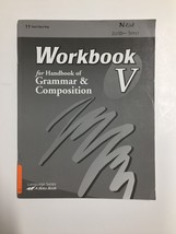 A Beka 11 Teacher Test/Quiz Key Workbook Handbook Grammar and Composition V - $3.75