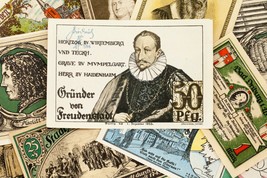 1920&#39;s Deutschland Notgeld Geld 25pc Berühmte Personen - Bad Driburg, Ha... - $98.99