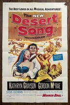 *THE DESERT SONG (1953) Kathryn Grayson, Gordon MacRae, Steve Cochran Musical 1S - £59.95 GBP