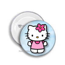 Hello Kitty BUTTON Pin Pinback Buttons Badge Christmas Gift - $2.99