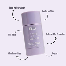 Bluzen Deodorant Thyme & Lavender - Aluminum Free, 2.6 fl oz image 4