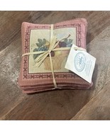New  The Original Alice’s Spiced Mug Mats Coasters Set of 4 Fruit Basket - $13.00