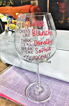 Golden Girls Wine Glass - £12.70 GBP