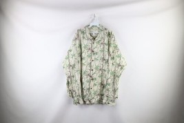 Vintage 90s Streetwear Mens XL Baggy Fit Hemp Hawaiian Collared Button Shirt USA - £54.33 GBP