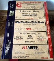 1989 Oshkosh Wisconsin City Directory Book Advertisements Wright&#39;s Polk ... - $18.99