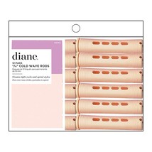 2XDiane Long Cold Wave Perm Rods, 12 Pack-Sand 11/16&quot; - £13.83 GBP