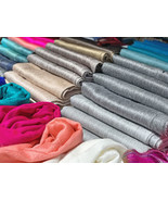 WHOLESALE LOT of 10 SOFT&amp;WARM HANDMADE ALPACA WOOL SCARVES WRAPS SHAWLS ... - £186.12 GBP