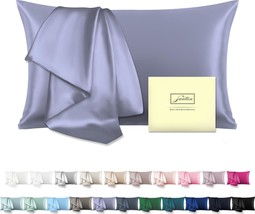 Mulberry Silk Pillowcase for Hair and Skin Pillow Case with - £27.10 GBP