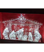 Musical Nativity Scene LED Light Sound Christmas Sculpture Figurines Bab... - $589.32 MXN