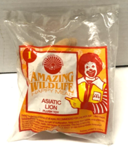 Asiatic Lion #1 McDonald’s Happy Meal Plush Toy 1994 Amazing Wildlife NIP - £3.89 GBP