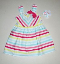 NWT Gymboree Toddler Girls 2T Striped Sun Dress Pony Holder  NWT - £15.94 GBP