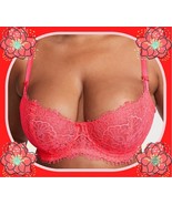 36D  NEON Coral WICKED Dream Angels UPLIFT PushUp wo pad Victorias Secre... - £31.23 GBP