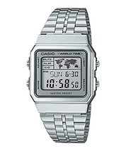 Casio Men&#39;s A500WA-7ACF Classic Digital Display Quartz Silver Watch - £39.37 GBP
