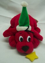 Scholastic Clifford The Big Red Dog W/ Santa Hat &amp; Star 6&quot; Plush Stuffed Animal - £13.06 GBP