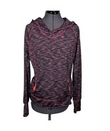 Tangerine Hooded Athletic Shirt Top Striped Sz. M - $369.07 MXN