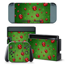 For Nintendo Switch Lady Bug Console &amp; Joy-Con Controller Vinyl Skin Sti... - £9.45 GBP