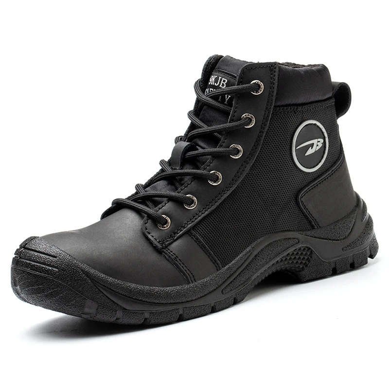 Winter Men&#39;s Safety Boots Warm Steel toe Work Man Security Boots Men Anti-smash  - £187.66 GBP