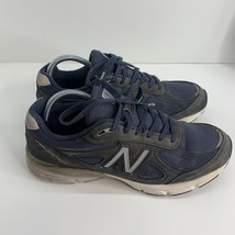 New balance 990v4 made in usa blue Silver sneakers m990bk4 Mens size 10 - $39.59