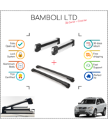 Bamboli 29.5&quot; Ski Carrier &amp; Black Cross Bar Set For Volvo Xc90 03-15 4 Pcs - $217.08