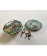 Vintage 1997 Pooh Bear Pin Set and a Key Ring - £29.72 GBP