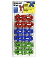The Pencil Grip Magnet Man Magnetic Clip 12/Pkg-Assorted Colors - $24.10