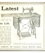 1904 Perry Mason Sewing Machine Automatic Advertisement Ephemera 11.25 x... - €17,21 EUR
