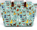 Disney Dooney and &amp; Bourke Disney Dogs Tote Bag Purse Visa Exclusive Blu... - $618.74