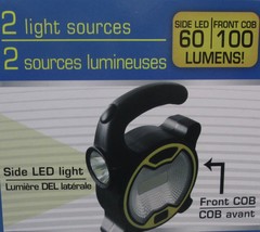 COB LED Portable Work/Flash Light W/Front &amp; Side LEDs - New - £6.05 GBP