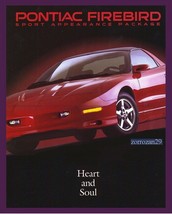 1996 Pontiac Firebird Sport Appearance Package Color BROCHURE-EXCELLENT Original - $12.17