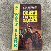 Death in the Saddle Western Paperback Book by Walt Slade Pyramid Books Pulp 1965 - £9.74 GBP