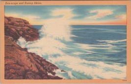 ZAYIX Postcard Seascape and Sunny Skies 70224 Tichnor Brothers 102022-PC53 - £7.82 GBP